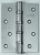 Дверная петля (арт. B020-C_100X75X2.5-4BB-1SG)